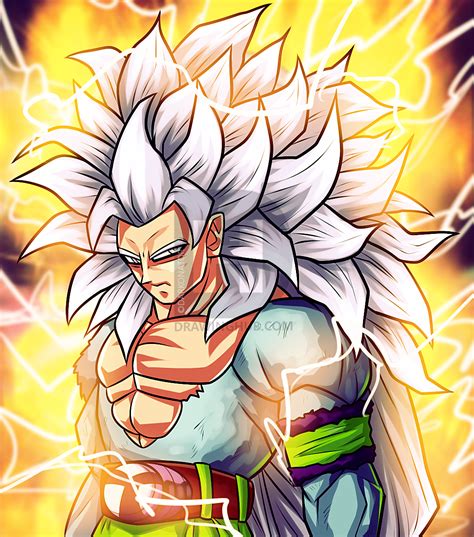 goku super saiyan 5 drawing.